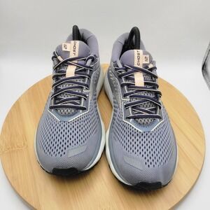 Brooks Ghost 12 Womens Running Shoes Gray Pink 1203051B086 Size 9.5 B Medium